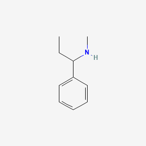 molecular formula C10H15N B1584132 (1-Methylaminopropyl)benzene CAS No. 7713-71-5