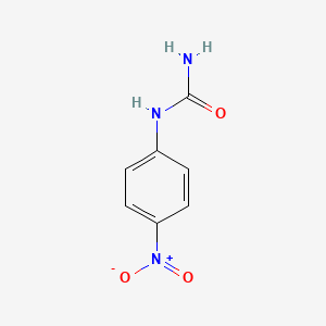 molecular formula C7H7N3O3 B1584136 (4-硝基苯基)脲 CAS No. 556-10-5