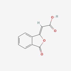 Acetic acid, (3-oxo-1(3H)-isobenzofuranylidene)-