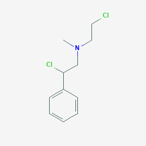 B1584191 2-chloro-N-(2-chloroethyl)-N-methyl-2-phenylethanamine CAS No. 22270-22-0