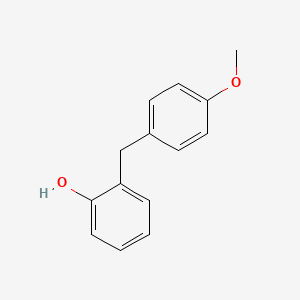 molecular formula C14H14O2 B1584208 2-(4-Methoxybenzyl)phenol CAS No. 37155-50-3