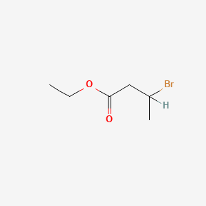 molecular formula C6H11BrO2 B1584213 3-溴丁酸乙酯 CAS No. 7425-49-2