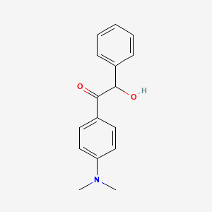 molecular formula C16H17NO2 B1584214 Ethanone, 1-[4-(dimethylamino)phenyl]-2-hydroxy-2-phenyl- CAS No. 6317-85-7