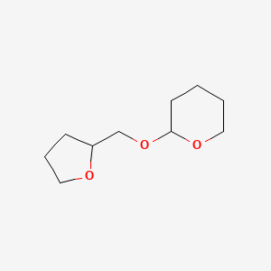molecular formula C10H18O3 B1584223 2-(Tetrahydrofurfuryloxy)tetrahydropyran CAS No. 710-14-5