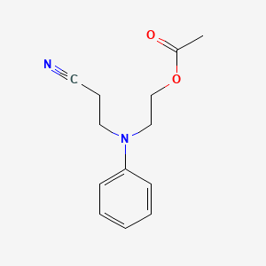 molecular formula C13H16N2O2 B1584233 2-[N-(2-氰乙基)苯胺基]乙酸乙酯 CAS No. 22031-33-0
