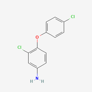 molecular formula C12H9Cl2NO B1584236 3-Chloro-4-(4-chlorophenoxy)aniline CAS No. 24900-79-6