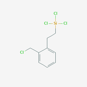 molecular formula C9H10Cl4Si B1584239 三氯(2-((氯甲基)苯基)乙基)硅烷 CAS No. 58274-32-1