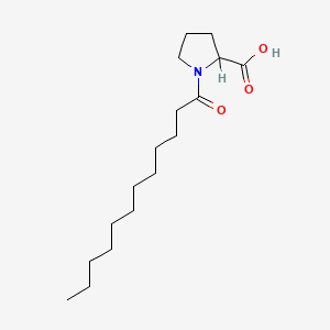 molecular formula C17H31NO3 B1584240 N-十二烷酰基脯氨酸 CAS No. 58725-39-6