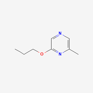 molecular formula C8H12N2O B1584242 2-甲基-6-丙氧基吡嗪 CAS No. 67845-28-7