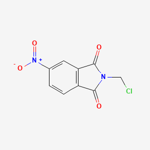molecular formula C9H5ClN2O4 B1584260 N-(氯甲基)-4-硝基邻苯二甲酰亚胺 CAS No. 54455-34-4