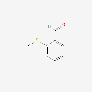 molecular formula C8H8OS B1584264 2-(甲硫基)苯甲醛 CAS No. 7022-45-9