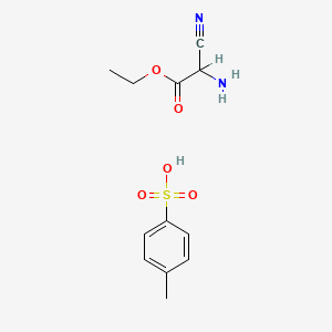 B1584266 Ethyl 2-amino-2-cyanoacetate 4-methylbenzenesulfonate CAS No. 37842-58-3