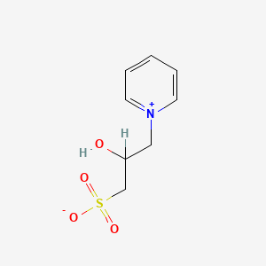 molecular formula C8H11NO4S B1584301 1-(2-羟基-3-磺酸丙基)吡啶鎓 CAS No. 3918-73-8