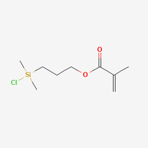 molecular formula C9H17ClO2Si B1584326 3-(氯二甲基甲硅烷基)丙烯酸甲酯 CAS No. 24636-31-5