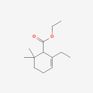B1584334 Ethyl 2-ethyl-6,6-dimethylcyclohex-2-ene-1-carboxylate CAS No. 57934-97-1