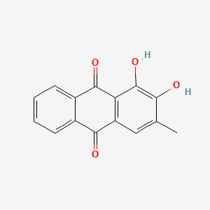 molecular formula C15H10O4 B1584348 1,2-二羟基-3-甲基蒽醌 CAS No. 602-63-1