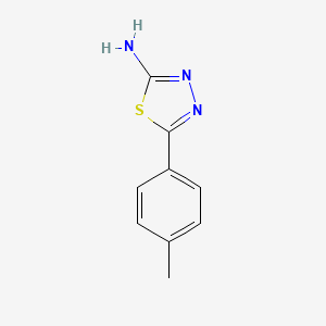molecular formula C9H9N3S B1584354 5-(4-甲基苯基)-1,3,4-噻二唑-2-胺 CAS No. 26907-54-0