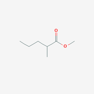 molecular formula C7H14O2 B1584356 甲基2-甲基戊酸酯 CAS No. 2177-77-7