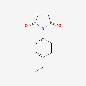 molecular formula C12H11NO2 B1584365 N-(4-乙基苯基)马来酰亚胺 CAS No. 76620-00-3