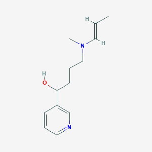molecular formula C₁₃H₂₀N₂O B015844 4-[methyl-[(E)-prop-1-enyl]amino]-1-pyridin-3-ylbutan-1-ol CAS No. 870193-42-3