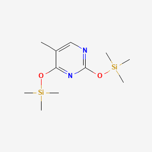 molecular formula C11H22N2O2Si2 B1584415 5-甲基-2,4-双[(三甲基甲硅烷基)氧基]-嘧啶 CAS No. 7288-28-0