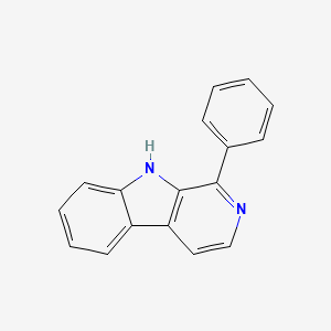 molecular formula C17H12N2 B1584441 1-phenyl-9H-pyrido[3,4-b]indole CAS No. 16765-79-0