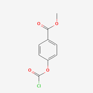 molecular formula C9H7ClO4 B1584442 4-甲氧羰基苯基氯甲酸酯 CAS No. 31140-40-6