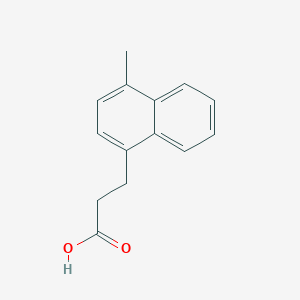 molecular formula C14H14O2 B1584449 3-(4-甲基萘-1-基)丙酸 CAS No. 76673-34-2