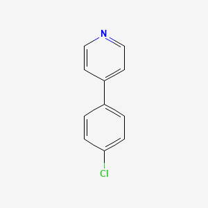 molecular formula C11H8ClN B1584452 4-(4-氯苯基)吡啶 CAS No. 5957-96-0