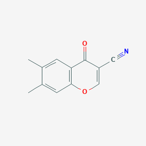 molecular formula C12H9NO2 B1584455 3-Cyano-6,7-dimethylchromone CAS No. 94978-86-6