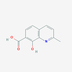 molecular formula C11H9NO3 B1584457 8-羟基-2-甲基喹啉-7-羧酸 CAS No. 23051-08-3