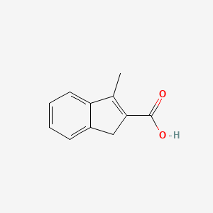 molecular formula C11H10O2 B1584472 3-甲基茚满-2-羧酸 CAS No. 34225-81-5