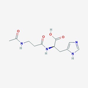molecular formula C11H16N4O4 B015845 N-Acetyl-L-carnosine CAS No. 56353-15-2