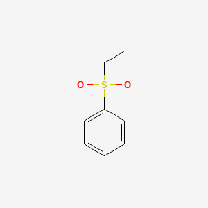 molecular formula C8H10O2S B1584502 苯乙基苯砜 CAS No. 599-70-2
