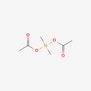 molecular formula C6H12O4Si B1584538 二乙酸氧基二甲基硅烷 CAS No. 2182-66-3