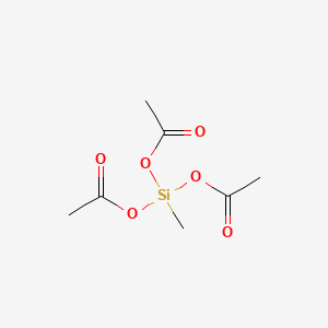 molecular formula C7H12O6Si B1584567 三乙酰氧基(甲基)硅烷 CAS No. 4253-34-3