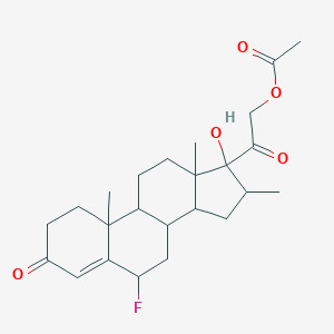 B158458 6alpha-Fluoro-17,21-dihydroxy-16alpha-methylpregn-4-ene-3,20-dione 21-acetate CAS No. 1692-75-7