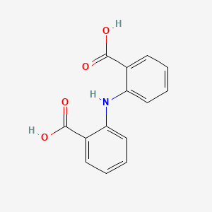 molecular formula C14H11NO4 B1584591 2,2'-亚氨基苯甲酸 CAS No. 579-92-0