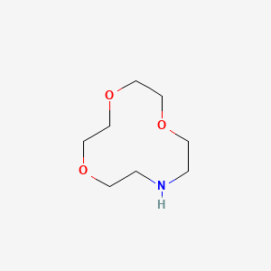 molecular formula C8H17NO3 B1584641 1,4,7-Trioxa-10-azacyclododecane CAS No. 41775-76-2