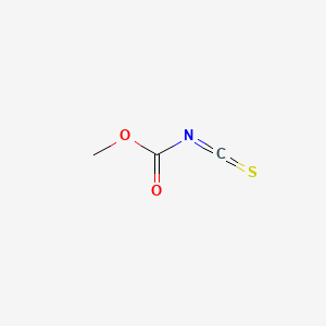 molecular formula C3H3NO2S B1584643 Methoxycarbonyl isothiocyanate CAS No. 35266-49-0