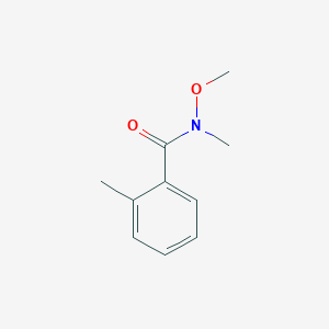molecular formula C10H13NO2 B158466 N-Methoxy-N,2-dimethylbenzamide CAS No. 130250-61-2