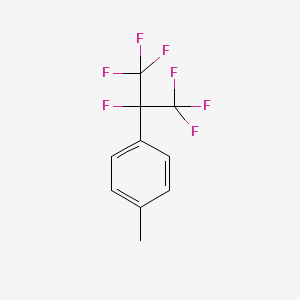 molecular formula C10H7F7 B1584662 4-(七氟异丙基)甲苯 CAS No. 2396-26-1