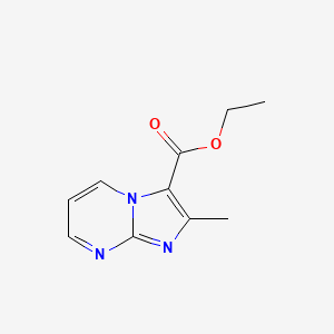molecular formula C10H11N3O2 B1584707 2-甲基咪唑并[1,2-a]嘧啶-3-羧酸乙酯 CAS No. 62772-70-7