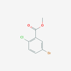 molecular formula C8H6BrClO2 B1584710 5-溴-2-氯苯甲酸甲酯 CAS No. 251085-87-7