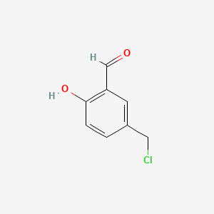 molecular formula C8H7ClO2 B1584715 5-(氯甲基)-2-羟基苯甲醛 CAS No. 23731-06-8