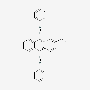 molecular formula C32H22 B1584722 2-Ethyl-9,10-bis(phenylethynyl)anthracene CAS No. 53158-83-1
