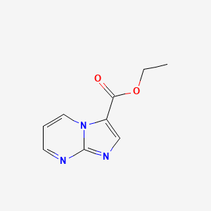 molecular formula C9H9N3O2 B1584723 咪唑并[1,2-a]嘧啶-3-羧酸乙酯 CAS No. 64951-07-1