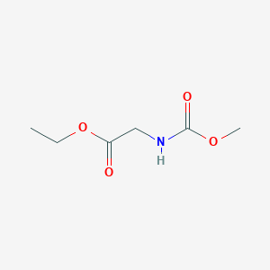 molecular formula C6H11NO4 B1584735 Ethyl 2-((methoxycarbonyl)amino)acetate CAS No. 5602-94-8