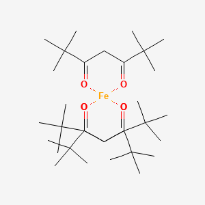 molecular formula C33H60FeO6 B1584739 铁；2,2,6,6-四甲基庚烷-3,5-二酮 CAS No. 14876-47-2