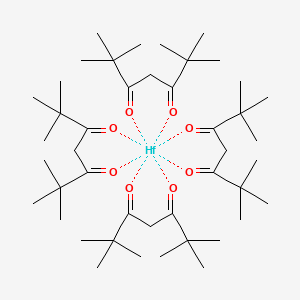 molecular formula C44H80HfO8 B1584748 Hafnium;2,2,6,6-tetramethylheptane-3,5-dione CAS No. 63370-90-1